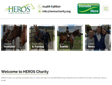 Tablet Screenshot of heroscharity.org